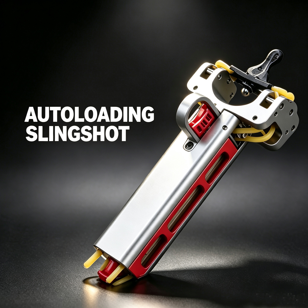 Outdoor Hunting Magazines - ALL Metal Aluminum Alloy Automatic Slingshot