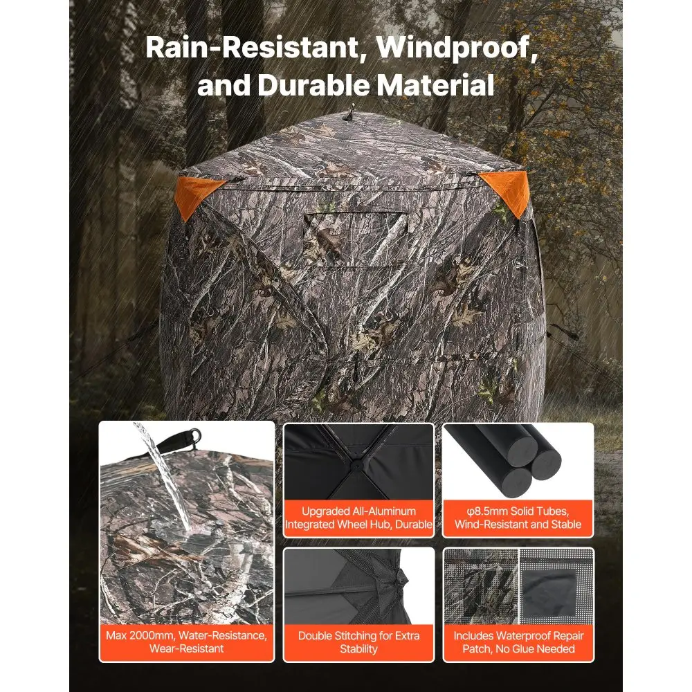 270° Degree See-Through Pop-Up - Hunting Blind Fabric ulasan dan harga