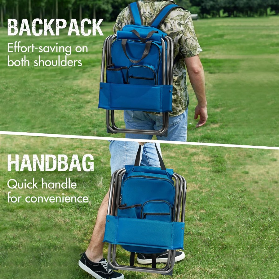 Backpack Cooler Chair with Bac - Hunting And Fishing Outdoor Chairs ulasan dan harga