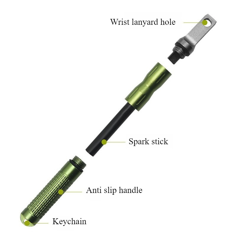 Portable Waterproof Flint Emer - Fire Starter Waterproof ulasan dan harga