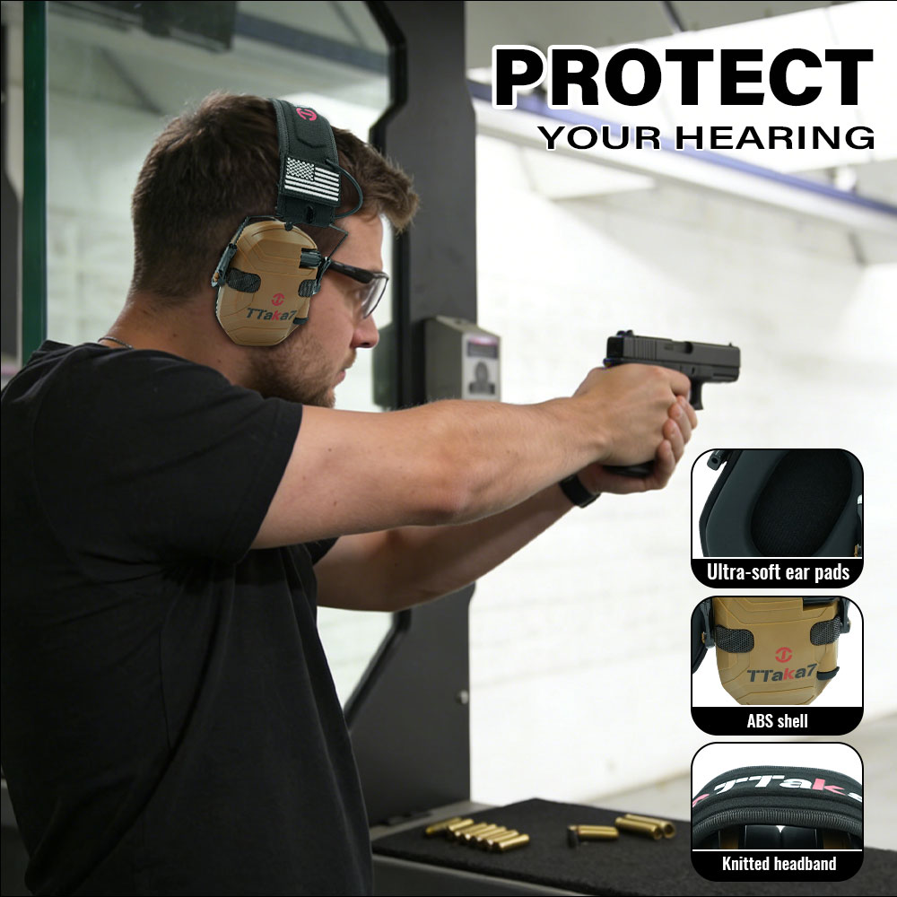 Electronic Shooting Headset He - Shooting Ear Muff ulasan dan harga