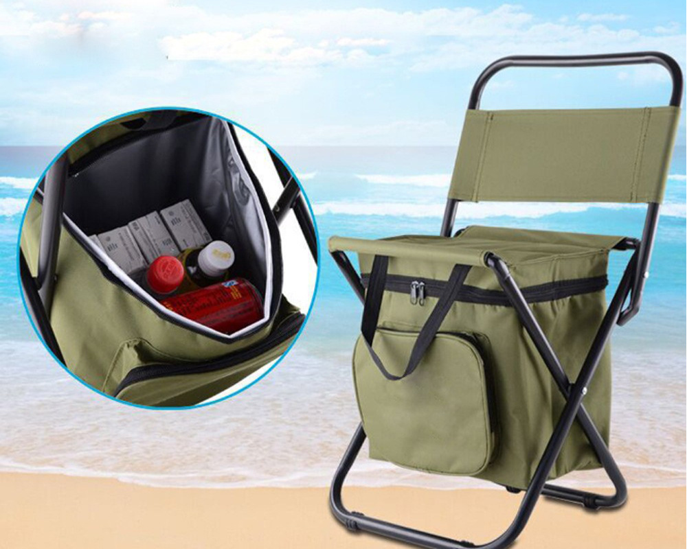 2 in 1 Folding Fishing Chair B - Hunting And Fishing Outdoor Chairs ulasan dan harga