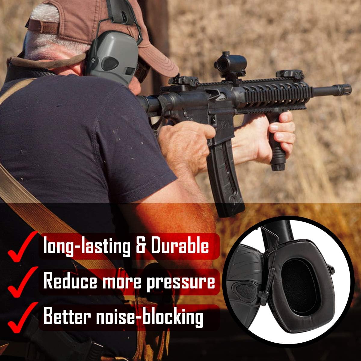 ZOHAN Gel Ear Pads, Replacemen - Shooting Ear Muff ulasan dan harga