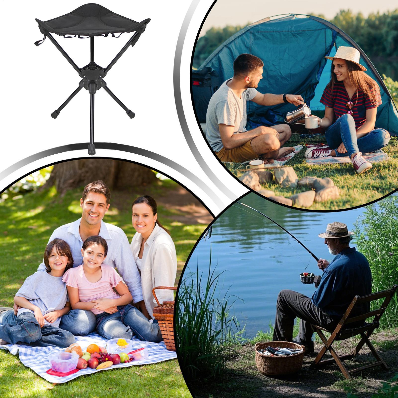Portable Folding Swivel Campin - Hunting And Fishing Outdoor Chairs ulasan dan harga