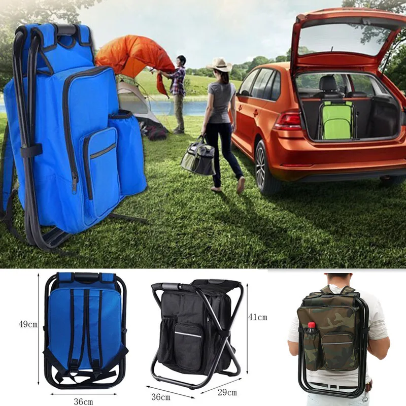 2 in 1 Folding Fishing Chair B - Hunting And Fishing Outdoor Chairs ulasan dan harga