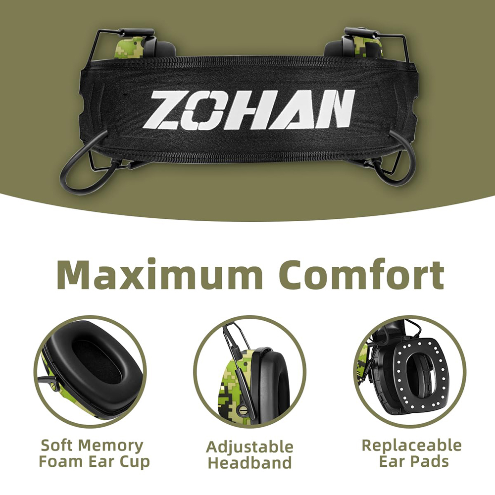 ZOHAN 5.0 Bluetooth Electronic - Shooting Ear Muff ulasan dan harga