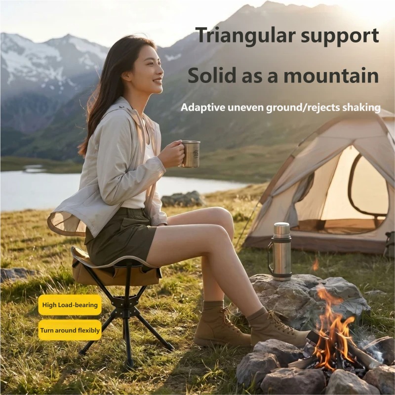 360° Swivel Outdoor Camping St - Hunting And Fishing Outdoor Chairs ulasan dan harga