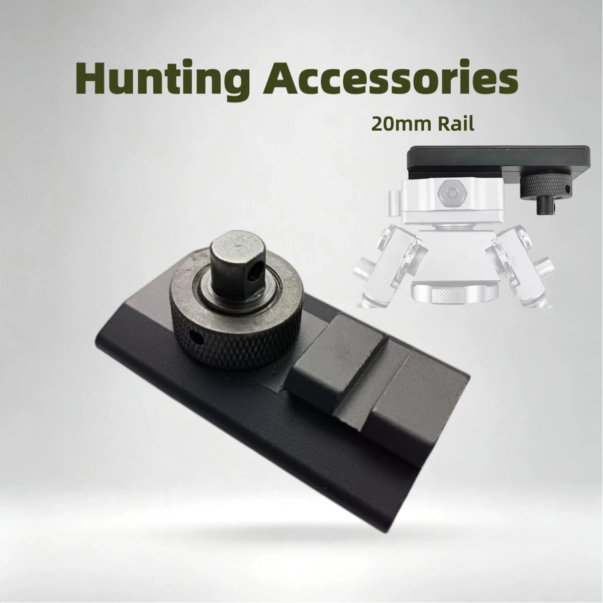 20mm Picatinny Rail Bipod Moun - Rifle Sling Swivel ulasan dan harga