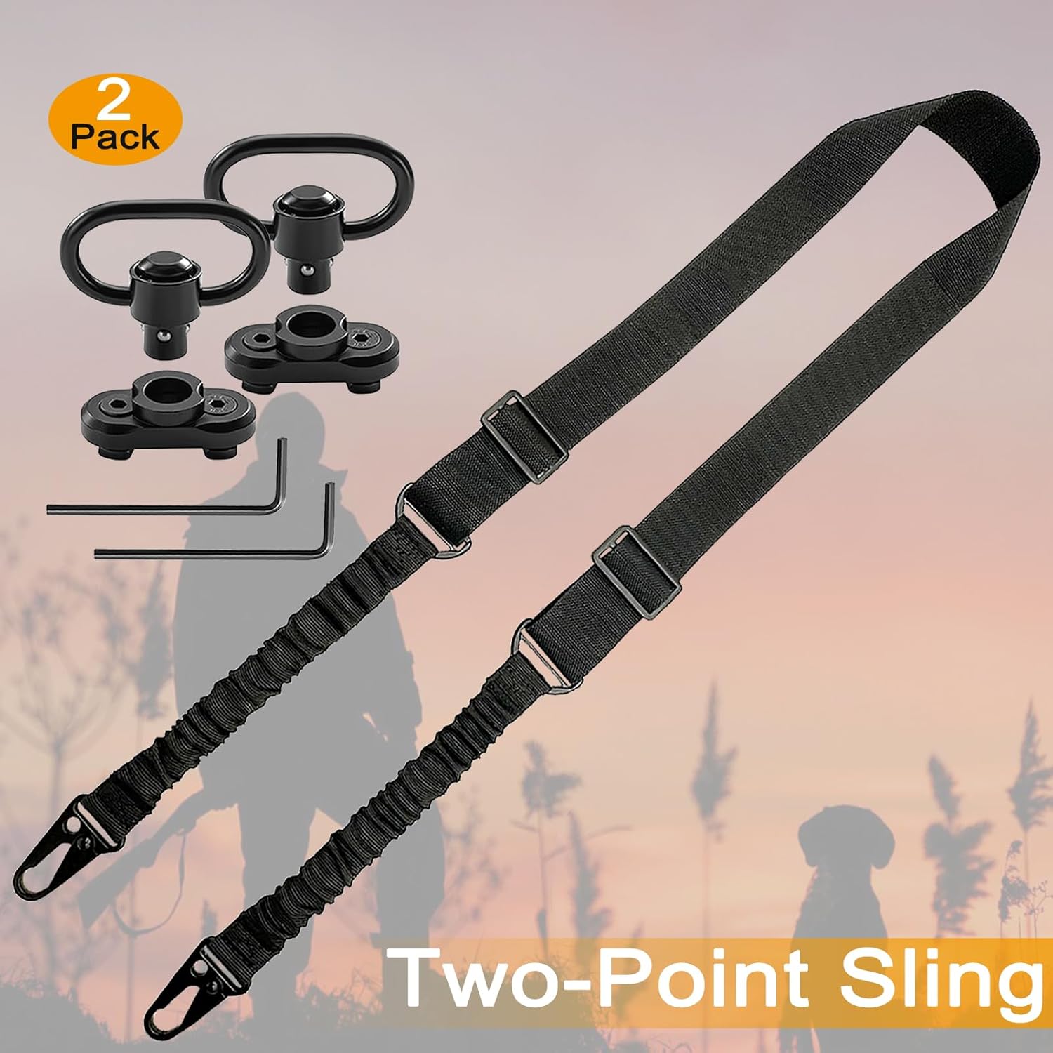 2 Point QD Rifle Sling with Le - Rifle Sling Swivel ulasan dan harga