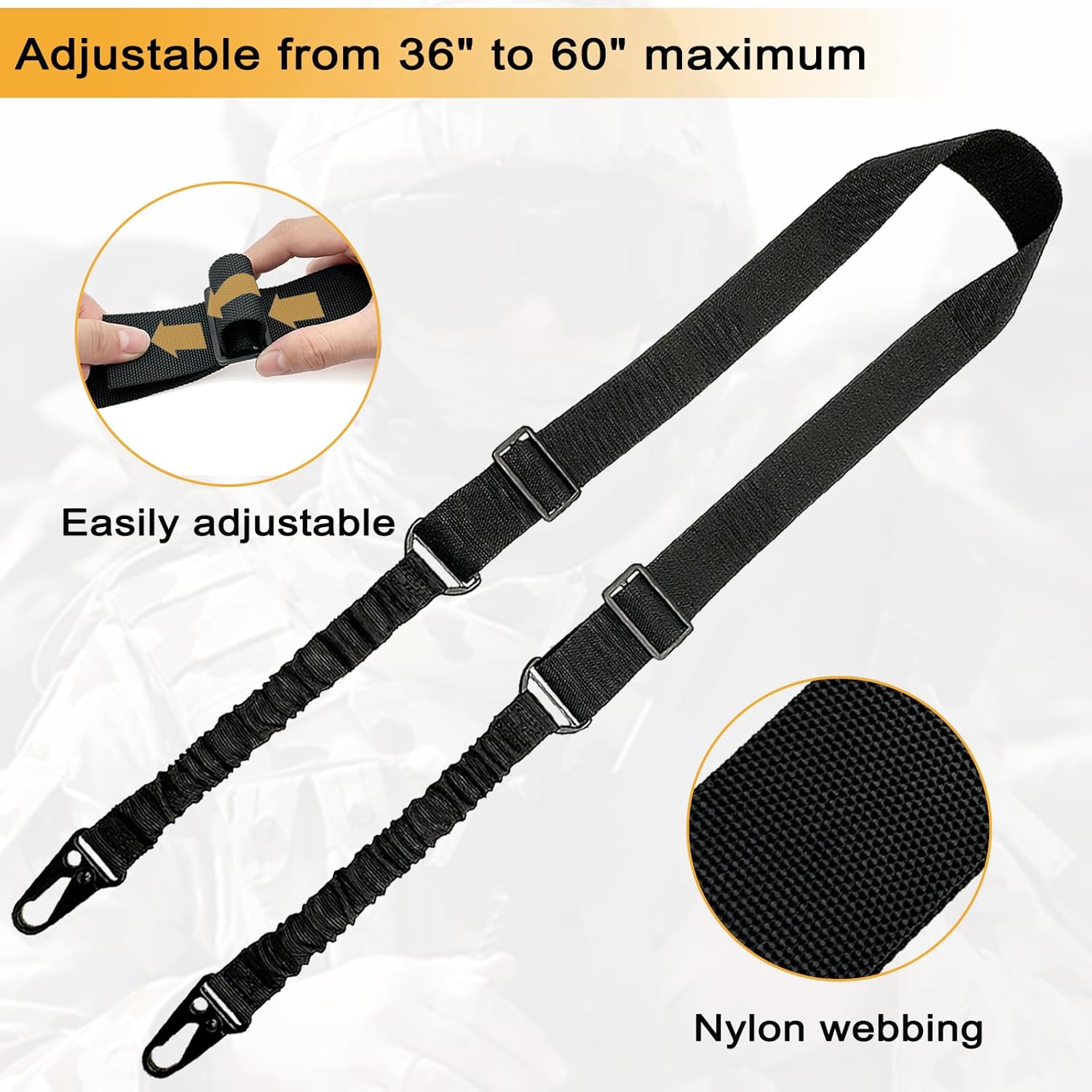 2 Point QD Rifle Sling with Le - Rifle Sling Swivel ulasan dan harga