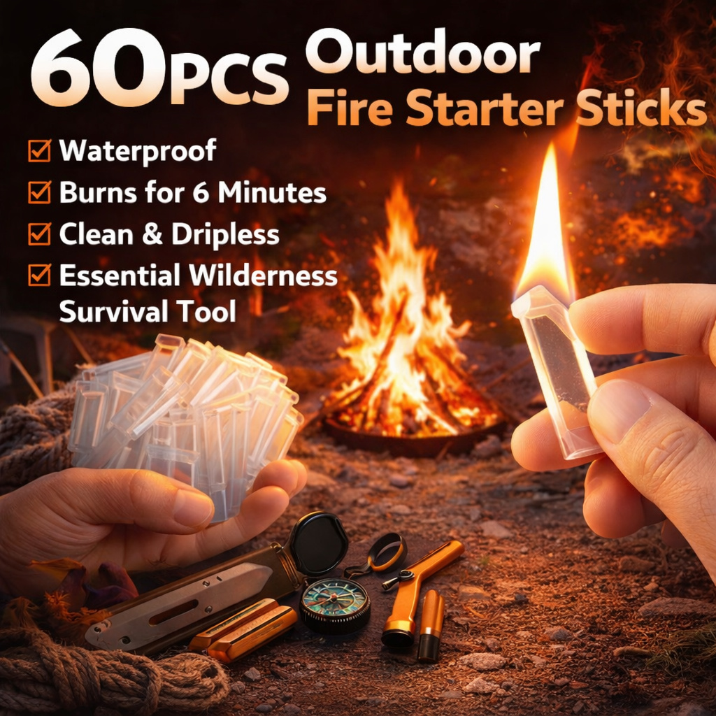 60PCS Waterproof Fire Starter  - Fire Starter Waterproof ulasan dan harga