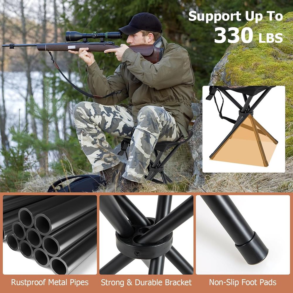 2 Pack Portable Tripod Lightwe - Hunting And Fishing Outdoor Chairs ulasan dan harga