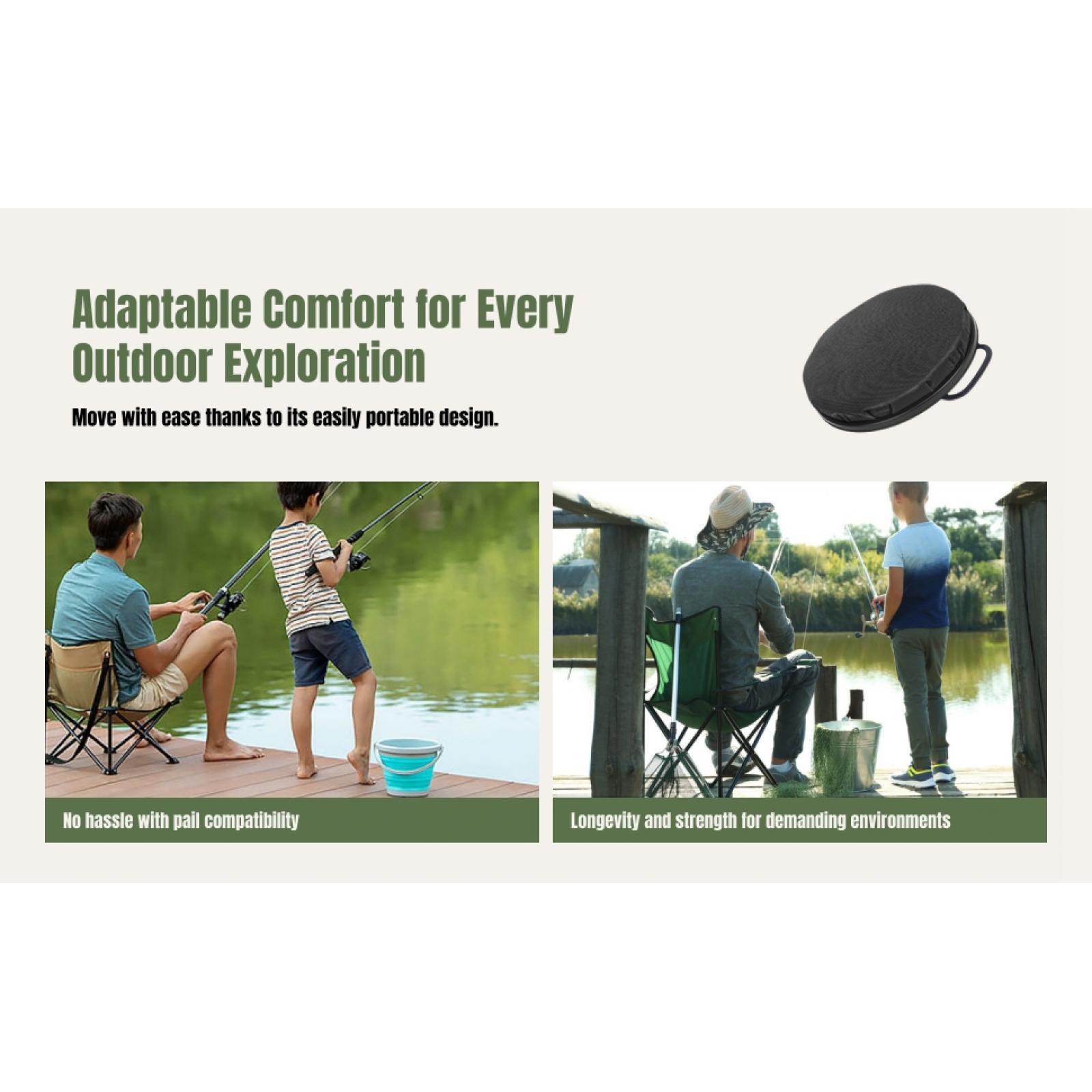 360 Swivel Bucket Seat Waterpr - Hunting And Fishing Outdoor Chairs ulasan dan harga