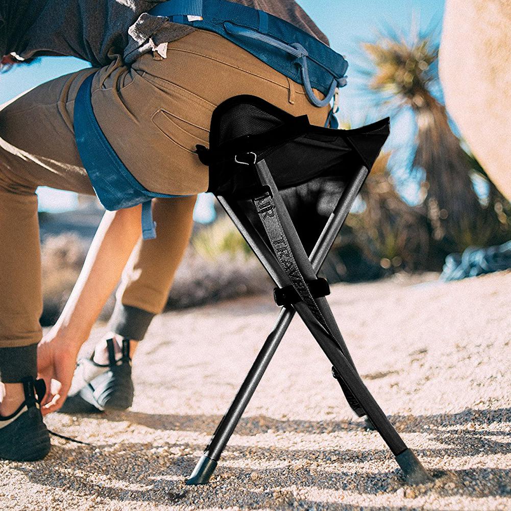 Portable Tripod Stool Folding  - Hunting And Fishing Outdoor Chairs ulasan dan harga