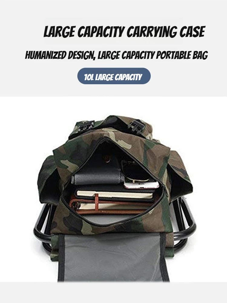 2 In 1 Folding Fishing Chair B - Hunting And Fishing Outdoor Chairs ulasan dan harga